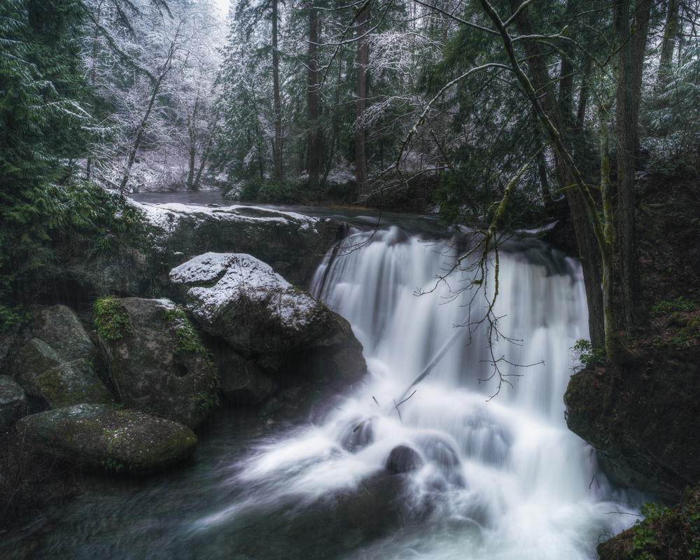 First Snow at the Falls von James K. Papp