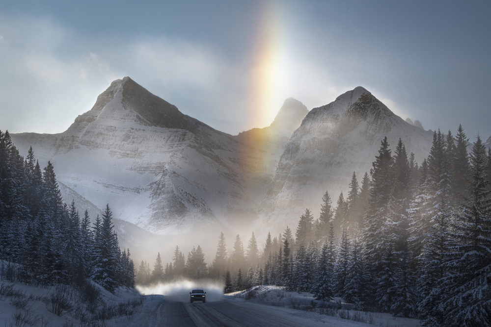 Riding Under Frozen Rainbow von James S. Chia