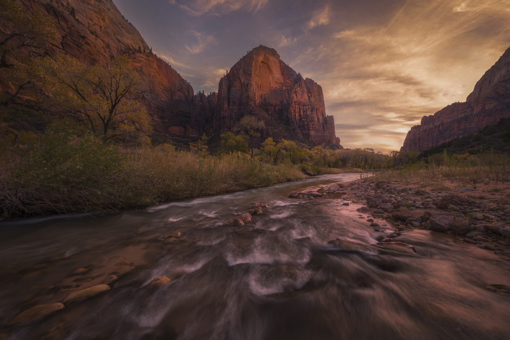 Zion Sunset von James S. Chia