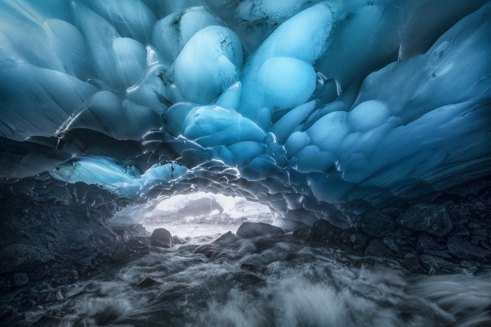 Two Ice Caves von James S. Chia