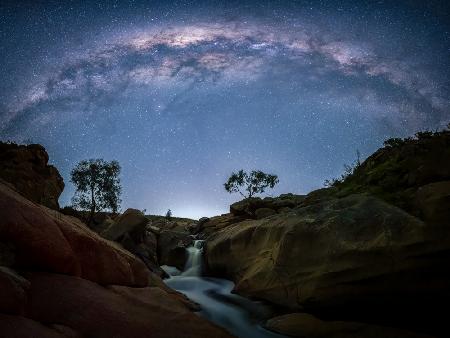 Mannum Wterfall milkyway