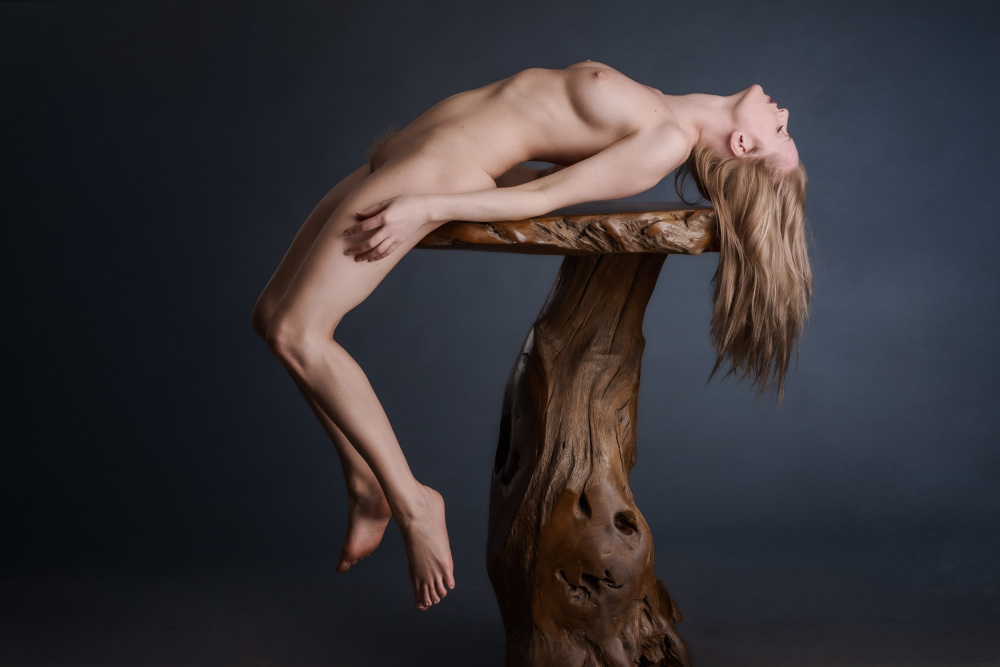 Nude Art On Table von Jan Slotboom