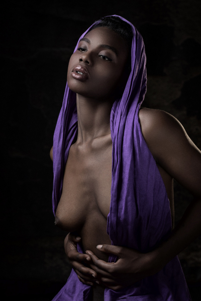 Purple Scarf von Jan Slotboom