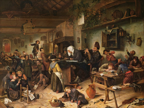 Die Dorfschule von Jan Steen