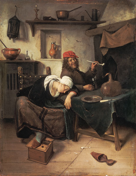 The Idlers von Jan Steen