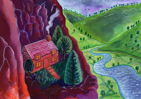 House in the Mountains von Jane Tattersfield