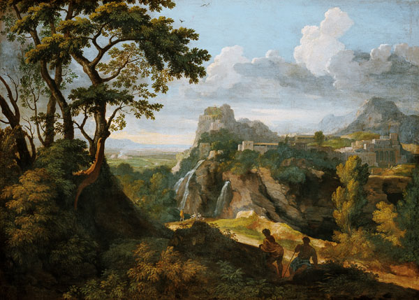 Landscape von Jan Frans van (Orizonte) Bloemen