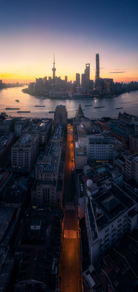 Shanghai Sunrise von Jasper Tan