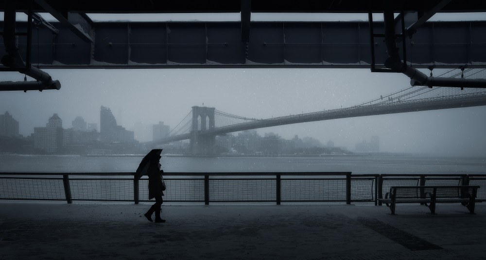 Walking beside the River von Javier de la Torre