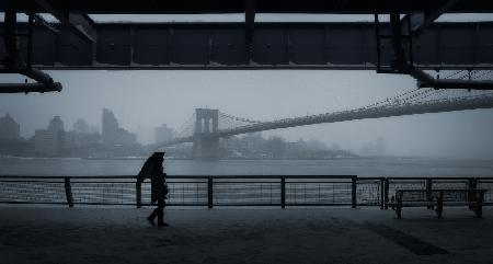 Walking beside the River