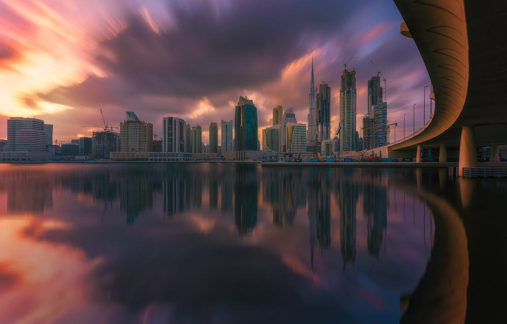 Clouds over Dubai von Javier de la Torre