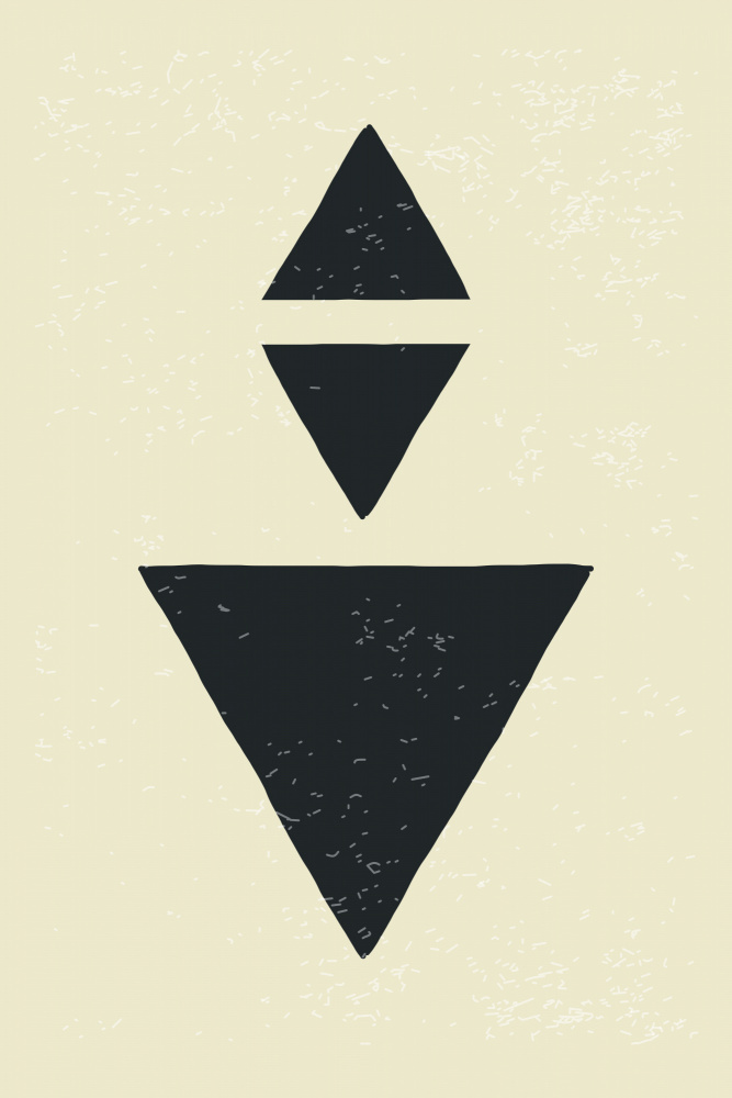 Abstract Triangles #3 von jay stanley