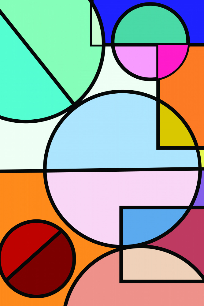 Abstract Circles Collection #4 von jay stanley