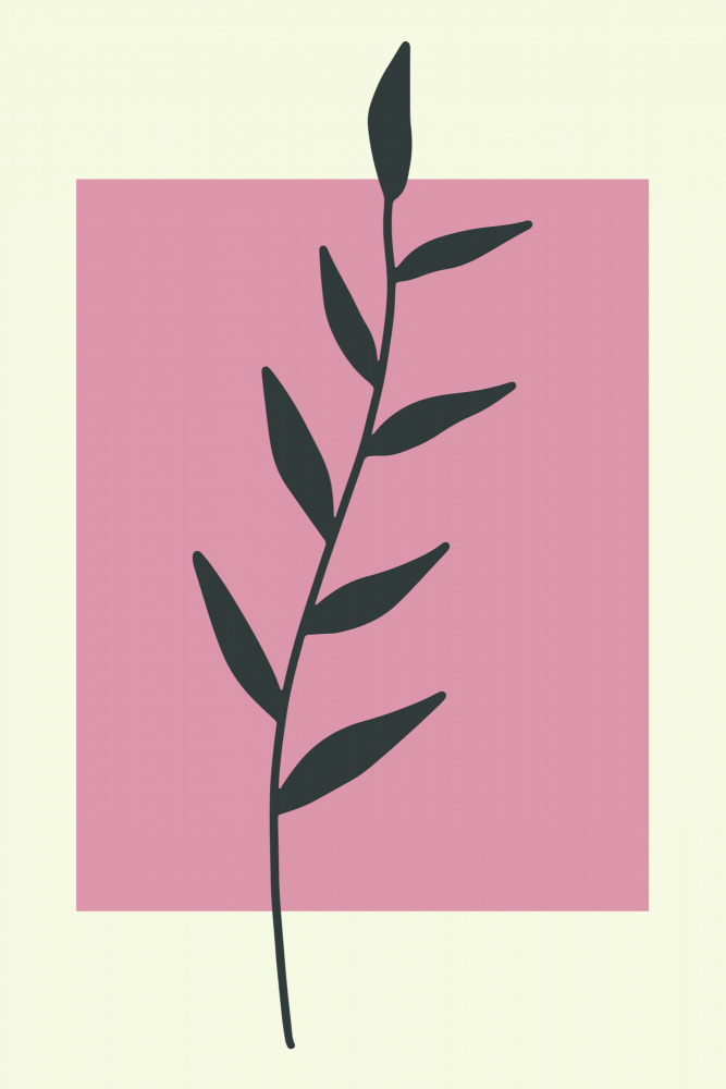 Abstract Minimal Plants #1 von jay stanley