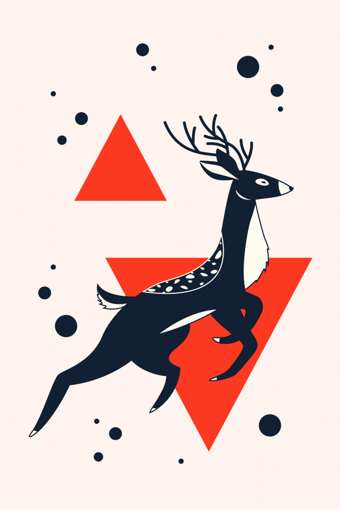 Abstract Deer #1 von jay stanley