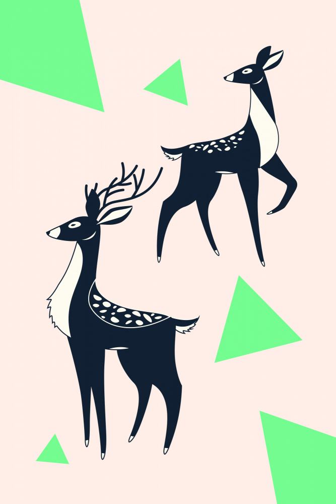 Abstract Deer #2 von jay stanley