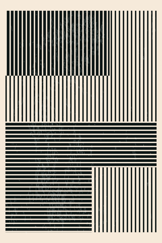 Black and White Geometric Shapes #4 von jay stanley