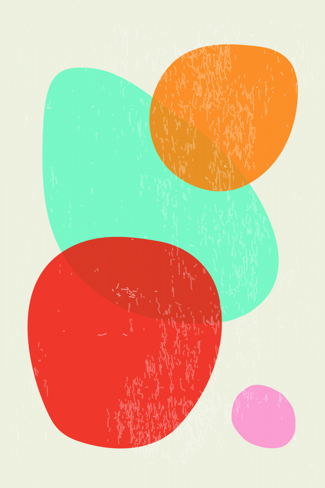 Bright Abstract Shapes #1 von jay stanley