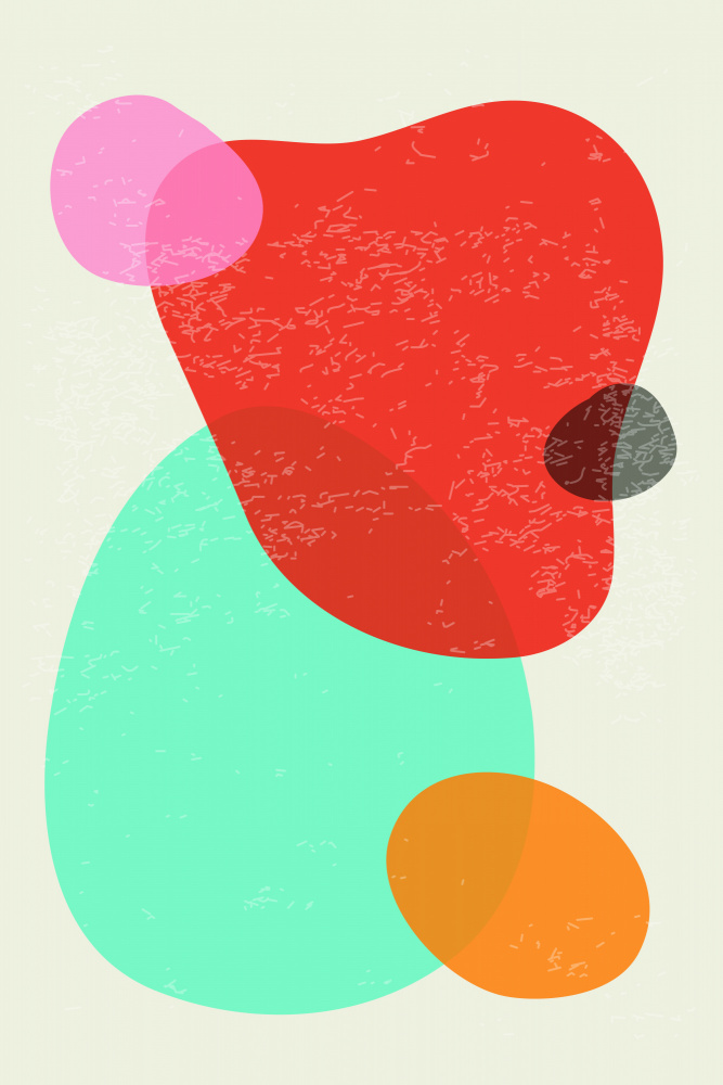 Bright Abstract Shapes #2 von jay stanley