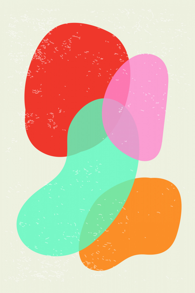 Bright Abstract Shapes #3 von jay stanley