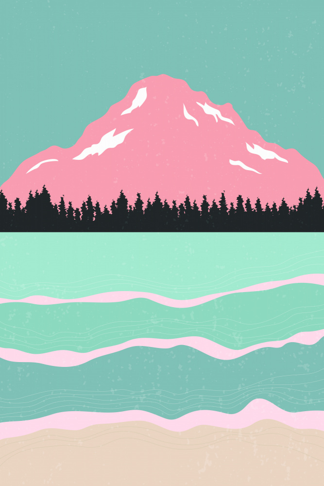 Minimal Mountains #1 von jay stanley