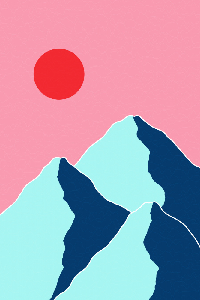 Minimal Mountain Tops #2 von jay stanley