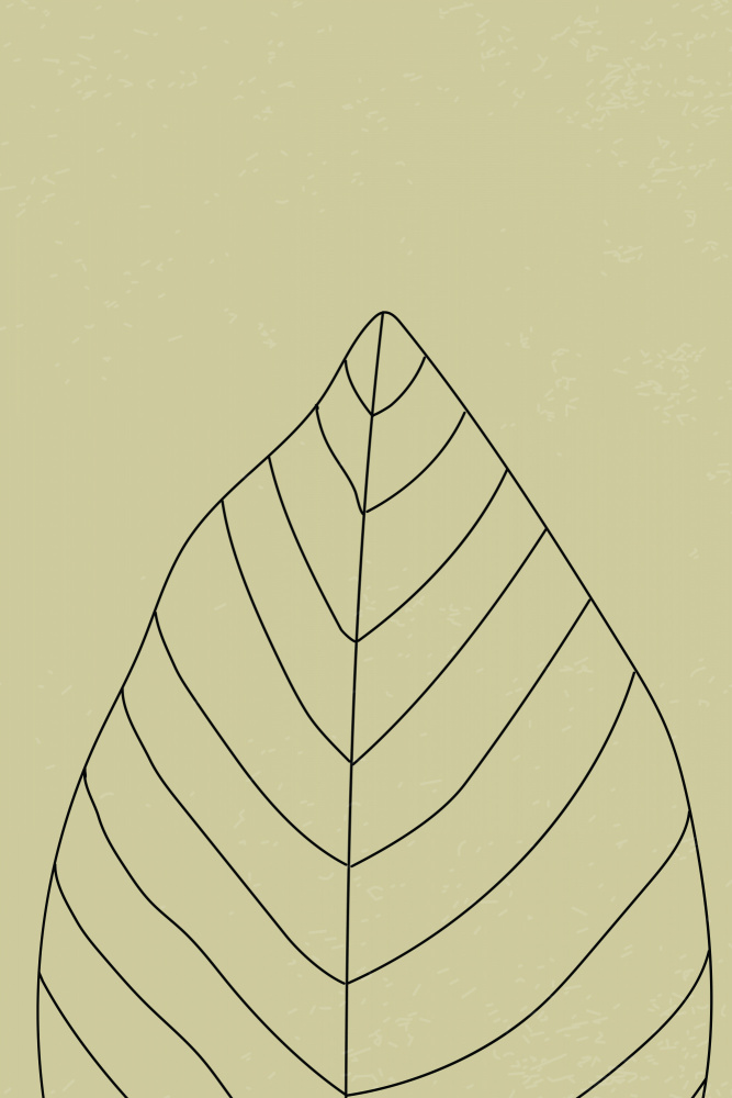 Minimal Leaves #1 von jay stanley