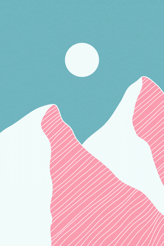 Minimal Alpenglow #3 von jay stanley