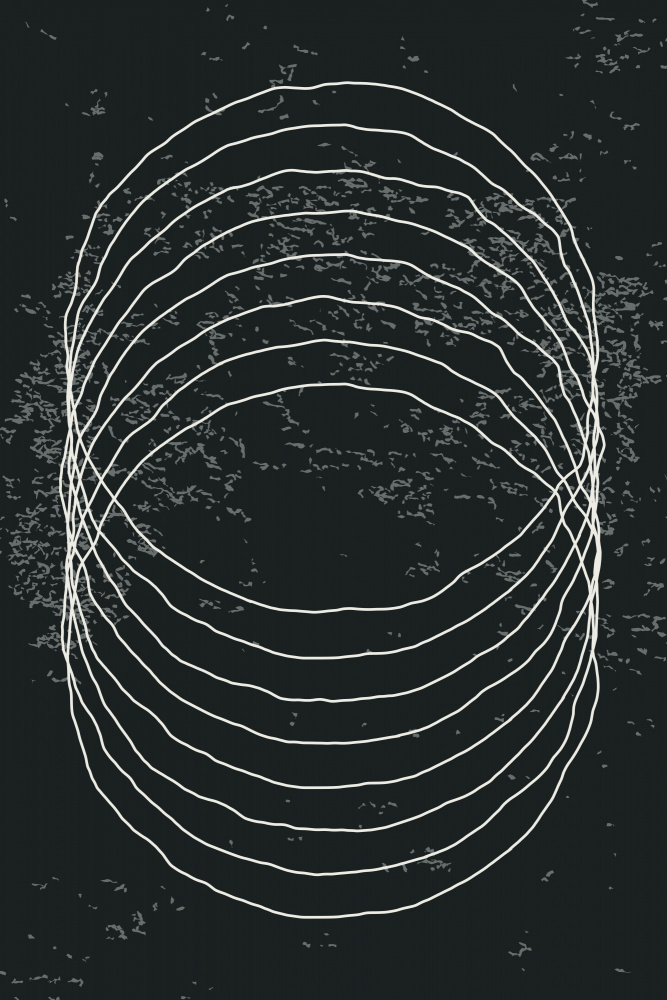 Black and White Circles von jay stanley