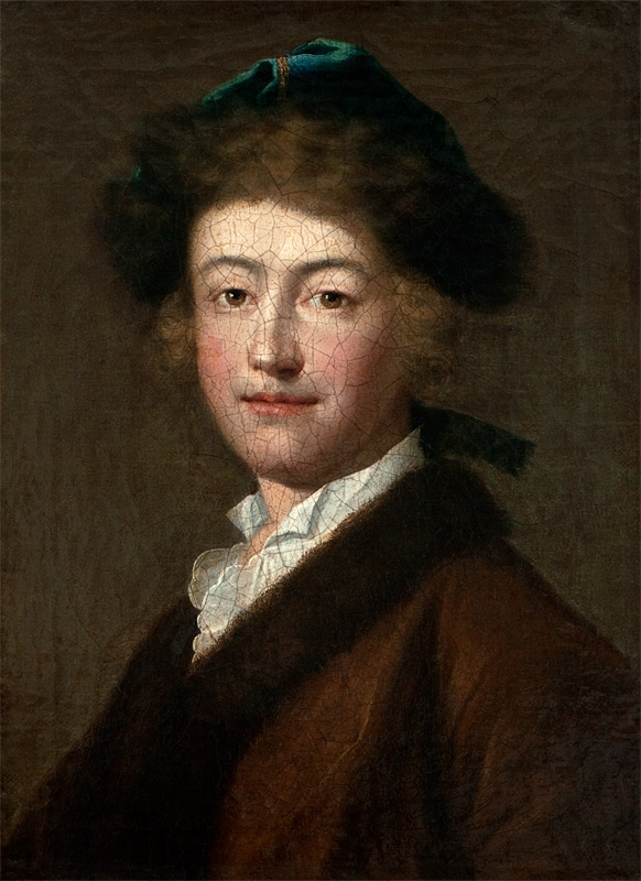 Portrait of young man von Jean-Alexis Grimou