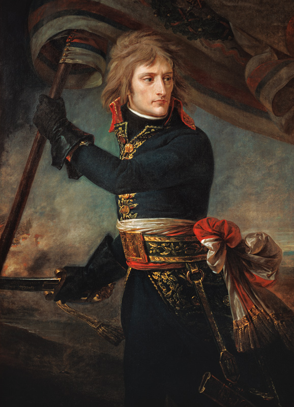 Bonaparte an der Brücke von Arcola von Jean-Antoine Gros