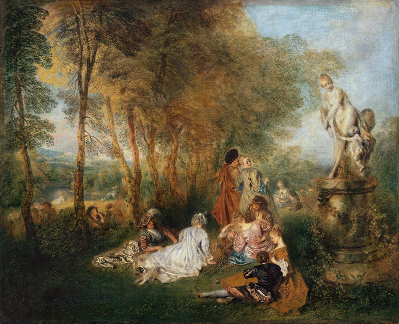 Das Liebesfest von Jean-Antoine Watteau