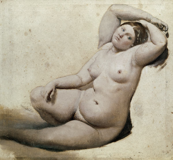 Studie Das Türkische Bad von Jean Auguste Dominique Ingres