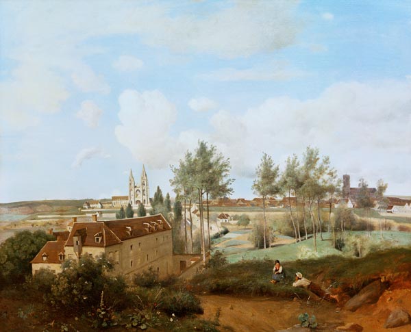 Vue de Soissons von Jean-Baptiste Camille Corot