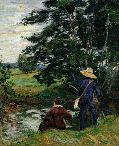 The Anglers, c.1885 von Jean-Baptiste Armand Guillaumin