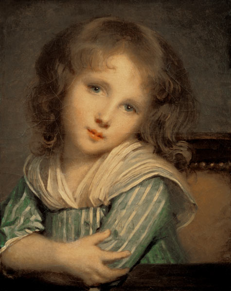 Girl at the Window von Jean Baptiste Greuze