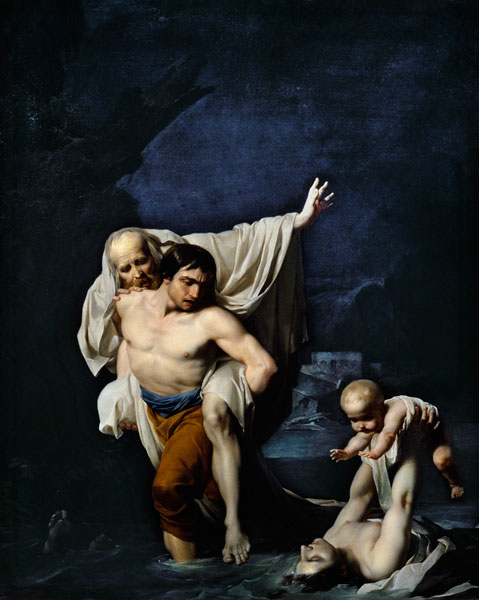 The Flood von Jean-Baptiste Regnault