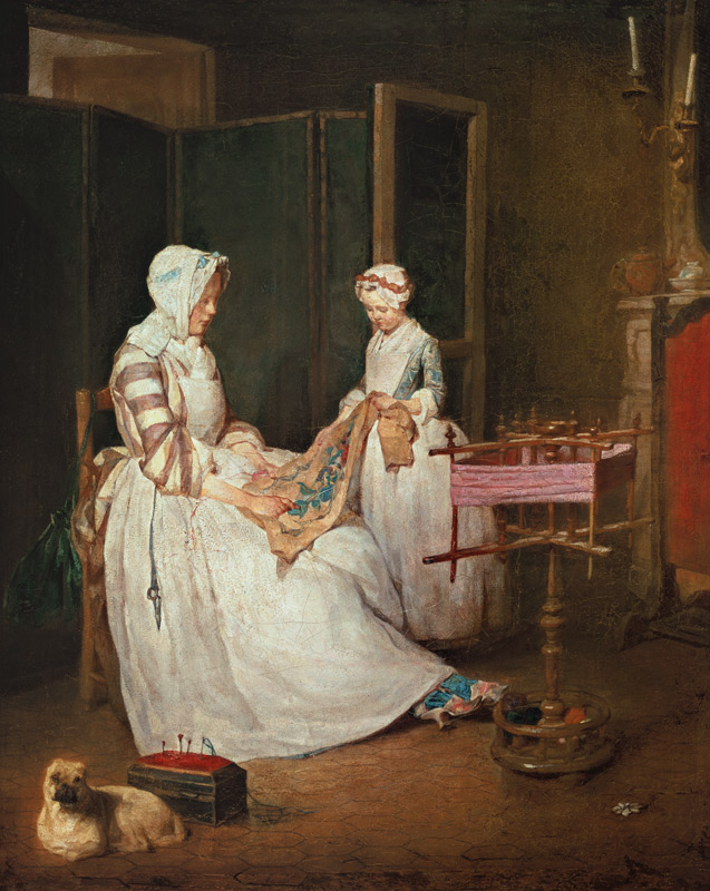 Die eifrige Mutter von Jean-Baptiste Siméon Chardin