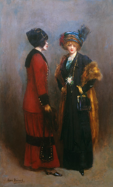 Les Midinettes (Die Näherinnen). von Jean Beraud