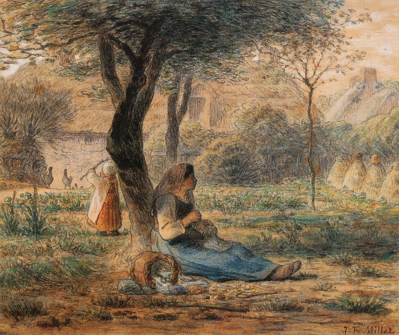 Im Garten von Jean-François Millet