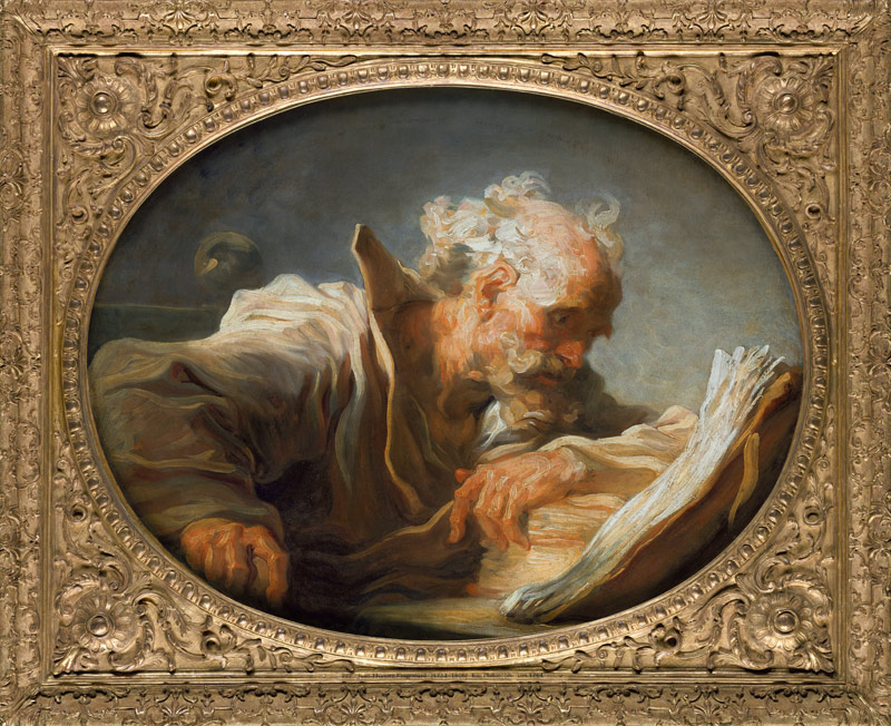 A Philosopher von Jean Honoré Fragonard