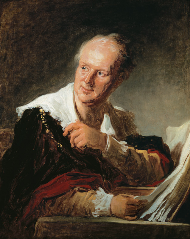 Bildnis Denis Diderot von Jean Honoré Fragonard