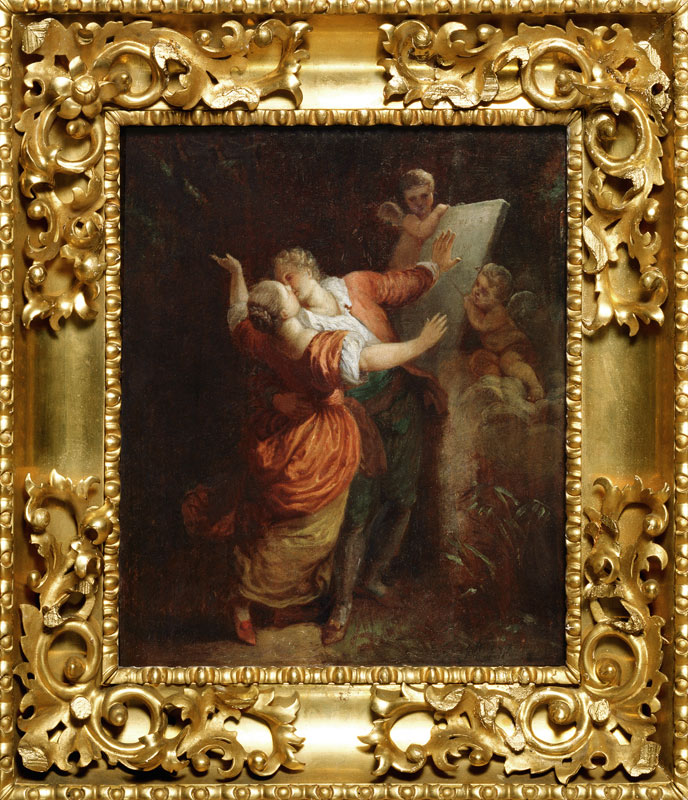 Der Liebesschwur von Jean Honoré Fragonard