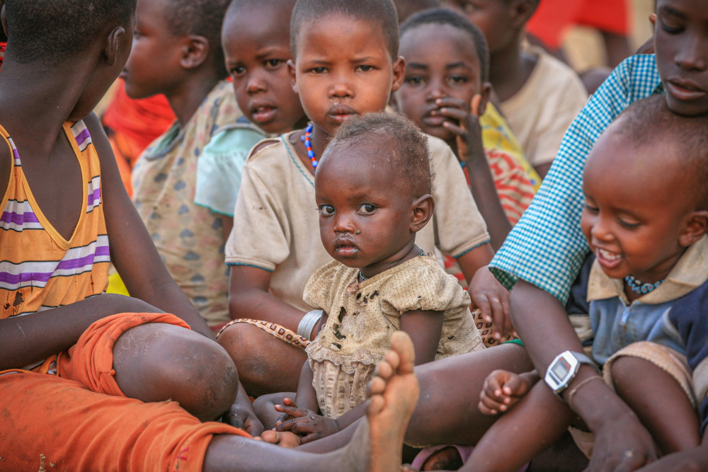 Samburu children von Jeffrey C. Sink