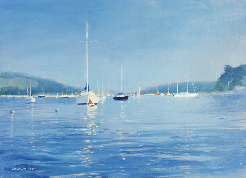 Salcombe Yachts - Summer Heat von Jennifer Wright