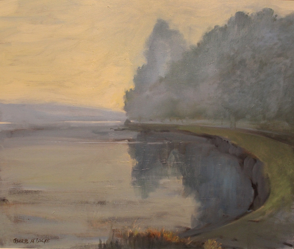 Batson Creek Salcombe , early morning von Jennifer Wright