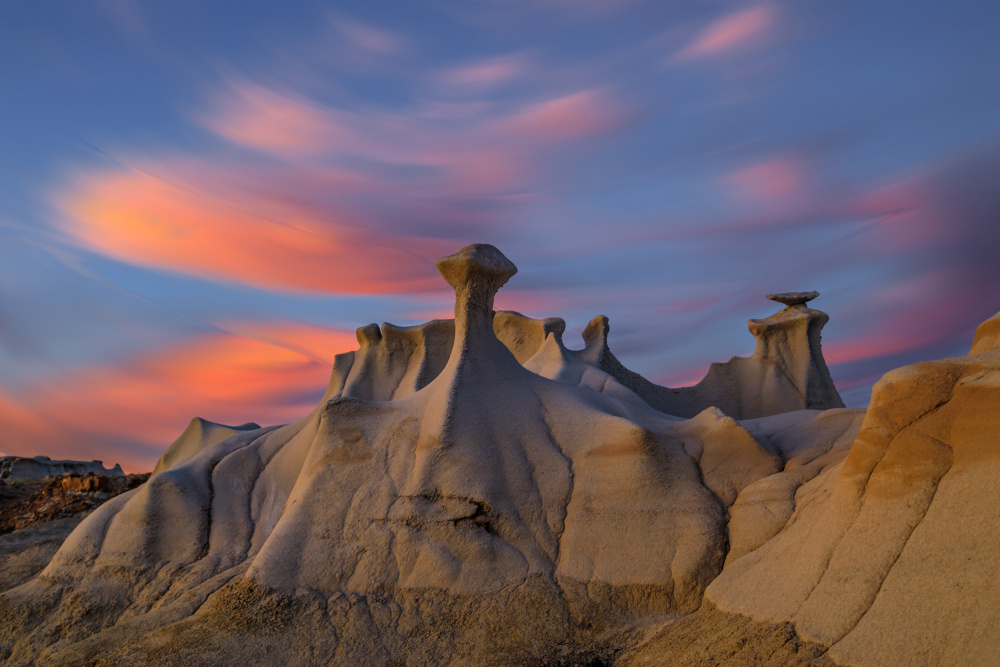 Dusk at Bisti Badlands von Jenny Qiu