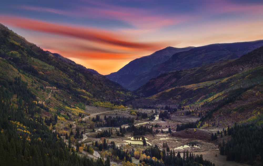 Dawn at McClure Pass von Jenny Qiu