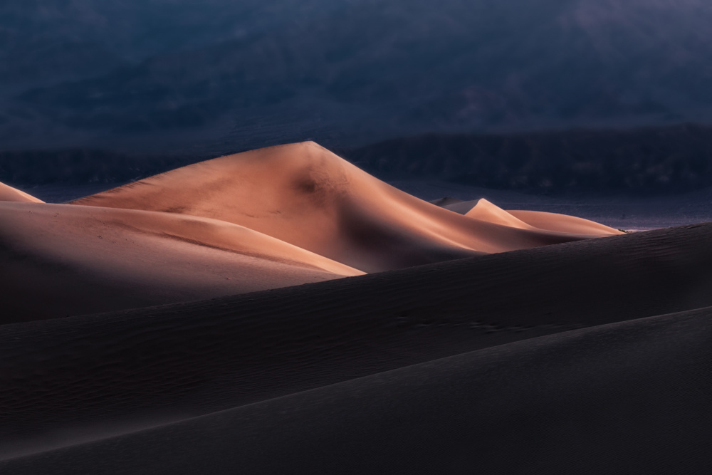 Sand Dunes at Dawn von Jenny Qiu