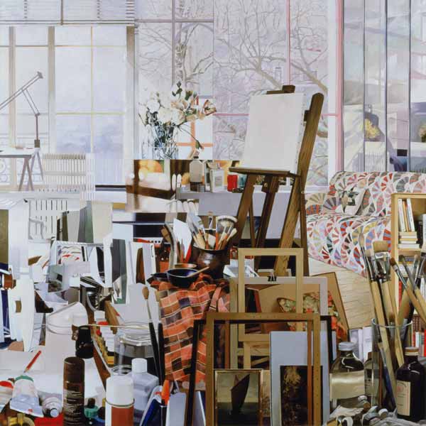 Studio, 1986 (oil on canvas)  von Jeremy  Annett